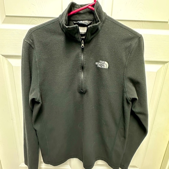 Black North Face fleece 1/4 zip - Picture 1 of 4